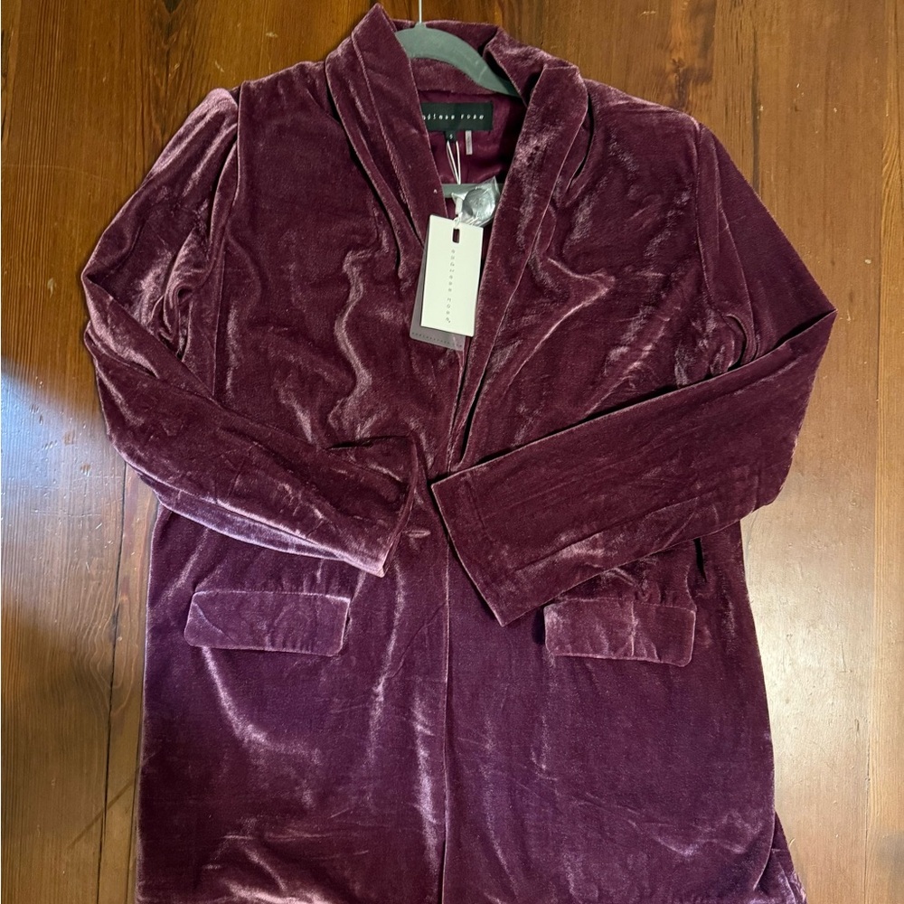 Velvet Burgundy Jacket